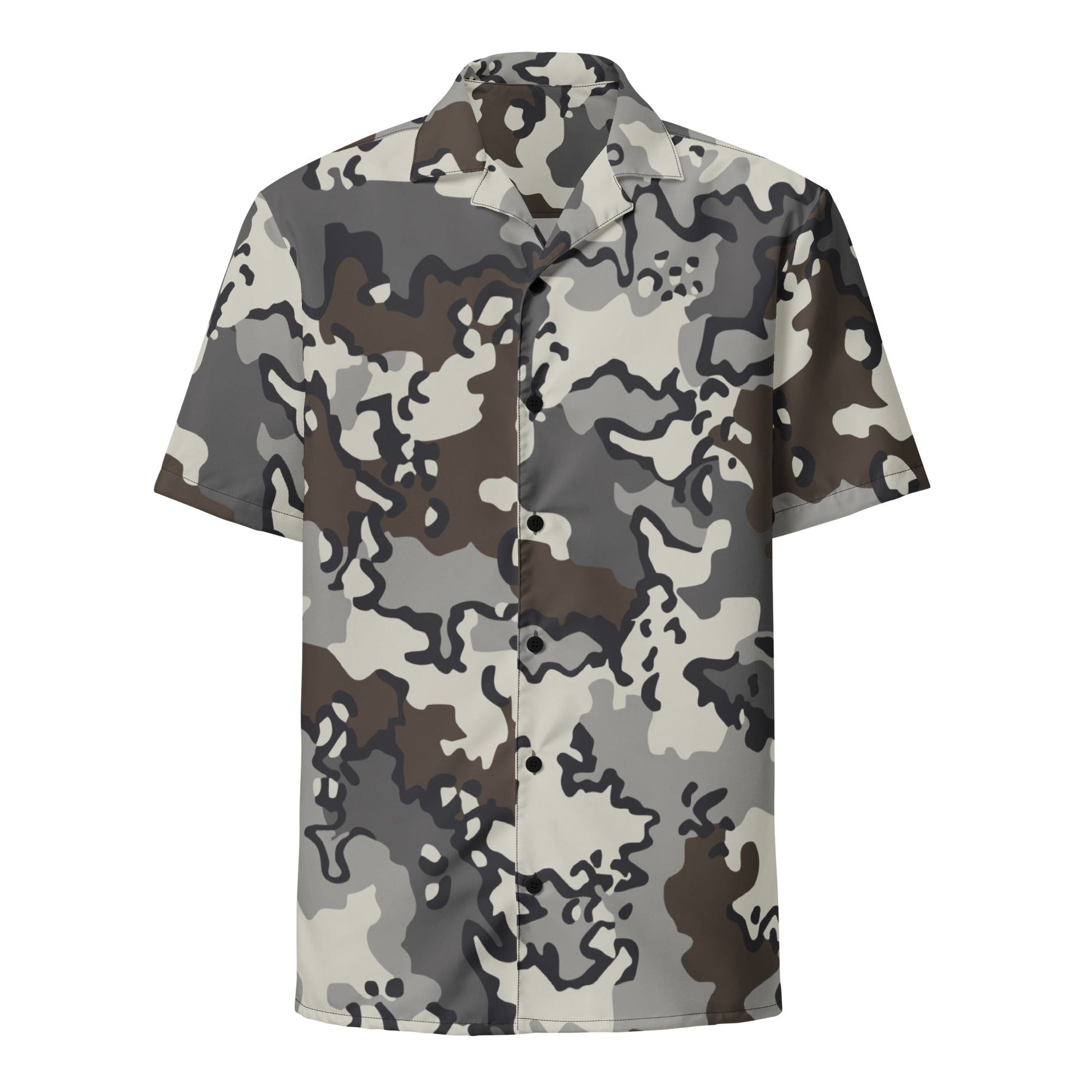 Alaska Chocolate Chip Tundra CAMO Unisex button shirt - Button Shirts