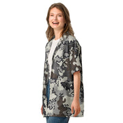 Alaska Chocolate Chip Tundra CAMO Unisex Short-Sleeve Button Shirt - Button-Up