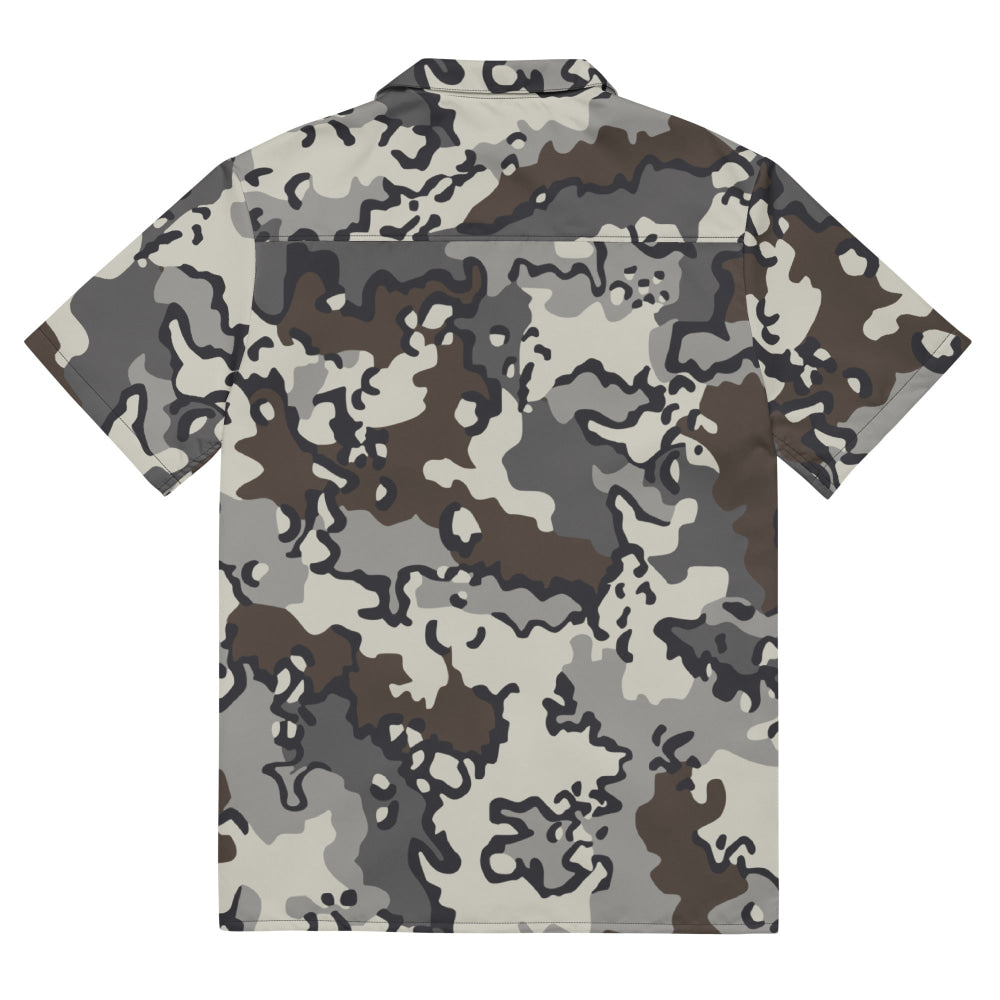 Alaska Chocolate Chip Tundra CAMO Unisex button shirt - Button Shirt