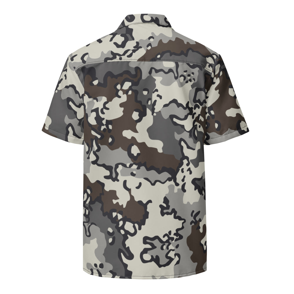 Alaska Chocolate Chip Tundra CAMO Unisex button shirt - Button Shirt