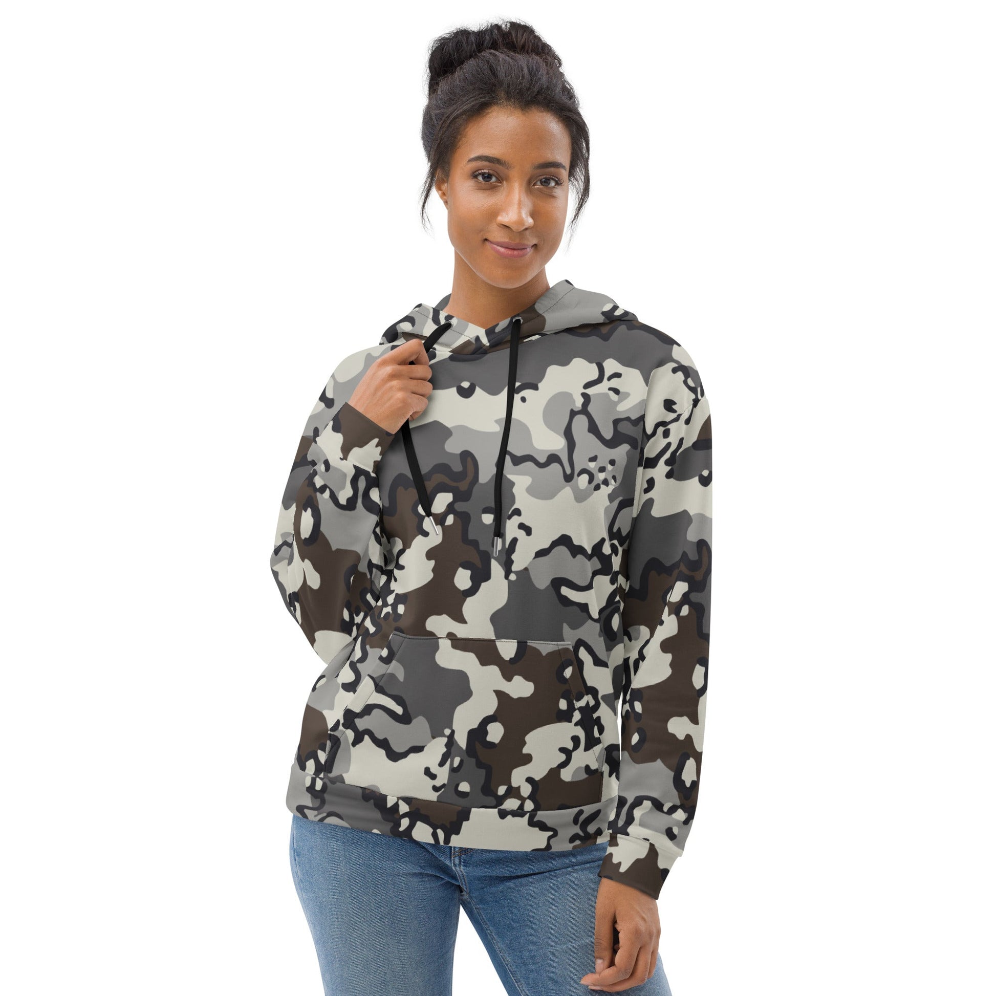 Alaska Chocolate Chip Tundra CAMO Unisex Hoodie - Hoodies