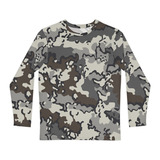Alaska Chocolate Chip Tundra CAMO Unisex Long-Sleeve Shirt - XS