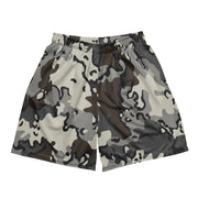 Alaska Chocolate Chip Tundra CAMO Unisex Mesh Shorts - 2XS