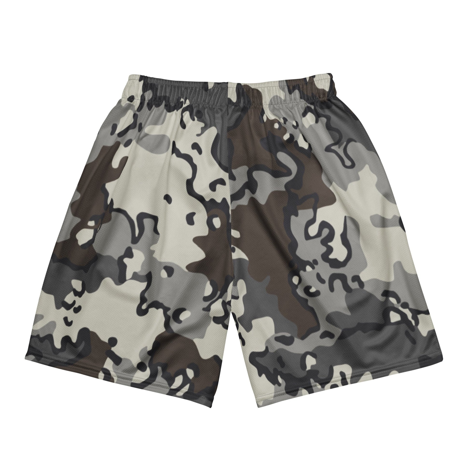 Alaska Chocolate Chip Tundra CAMO Unisex mesh shorts - Mesh Shorts
