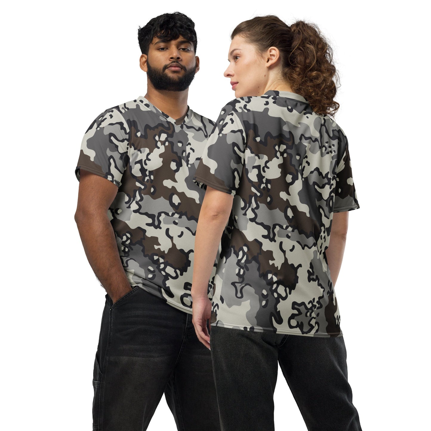 Alaska Chocolate Chip Tundra CAMO unisex sports jersey - 2XS - Sports Jerseys