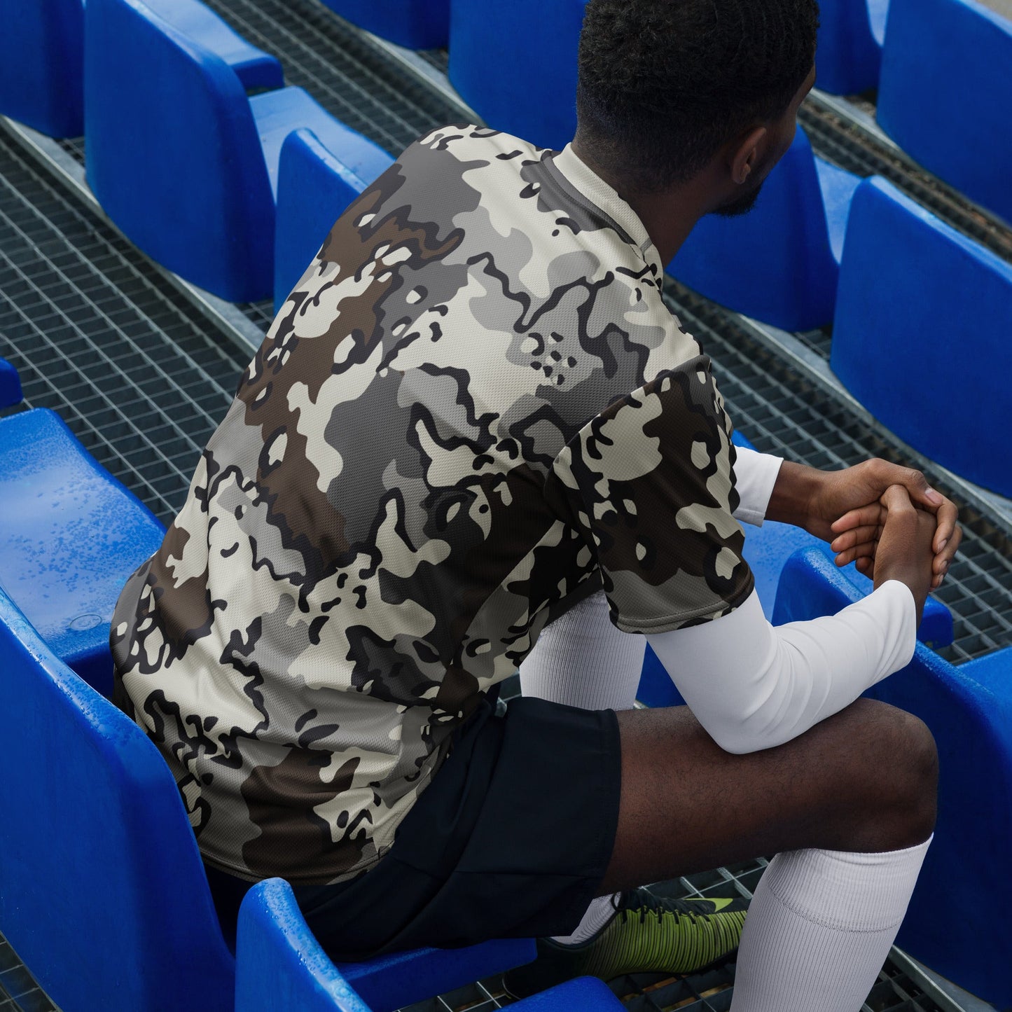 Alaska Chocolate Chip Tundra CAMO unisex sports jersey - Sports Jerseys