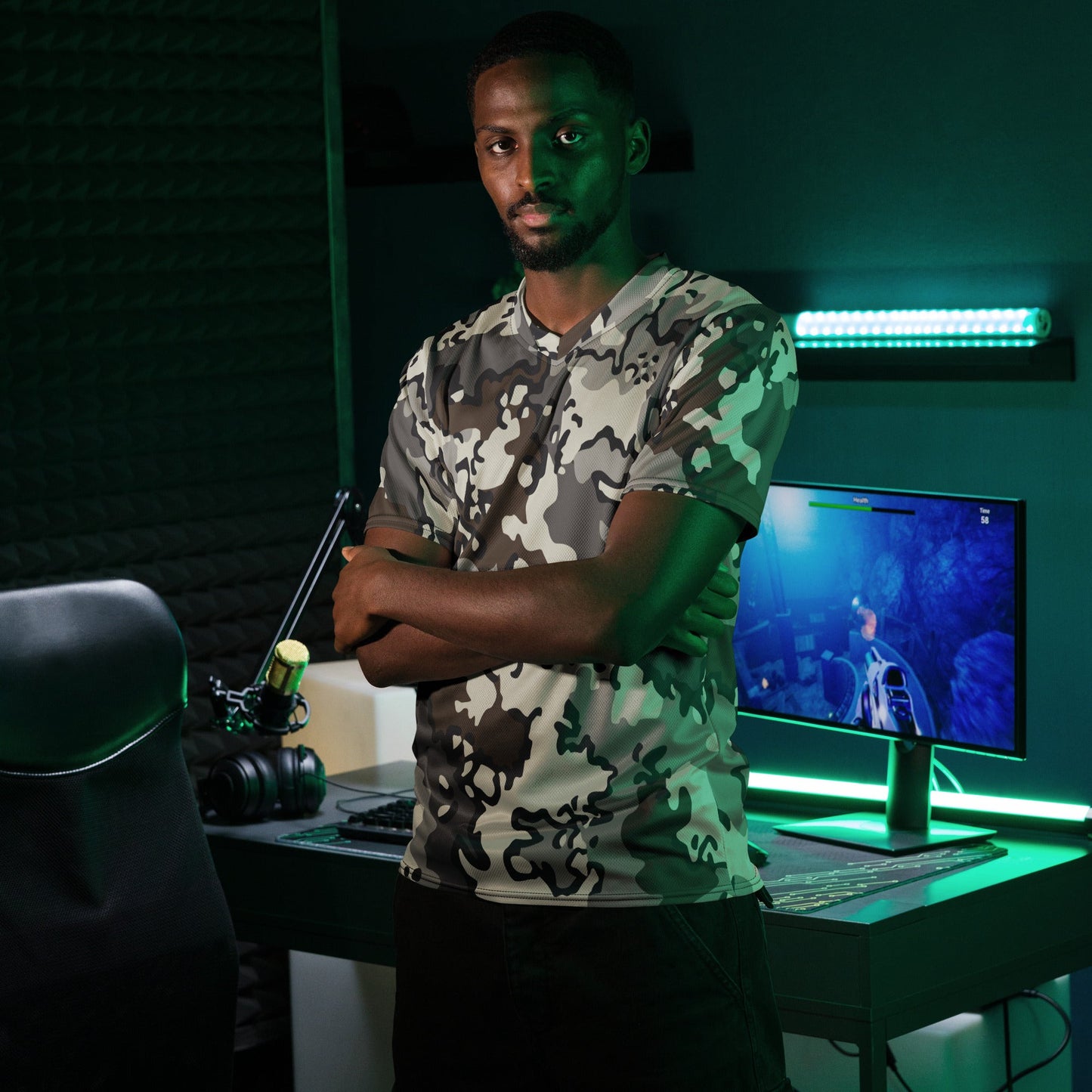 Alaska Chocolate Chip Tundra CAMO unisex sports jersey - Sports Jerseys