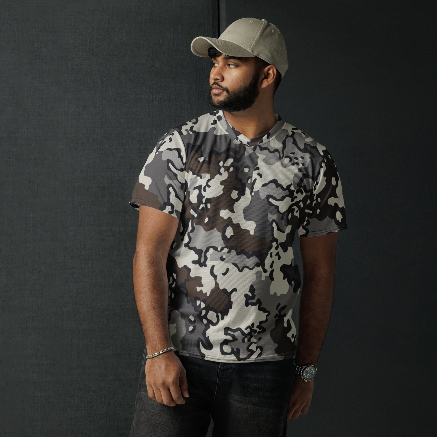 Alaska Chocolate Chip Tundra CAMO unisex sports jersey - Sports Jerseys