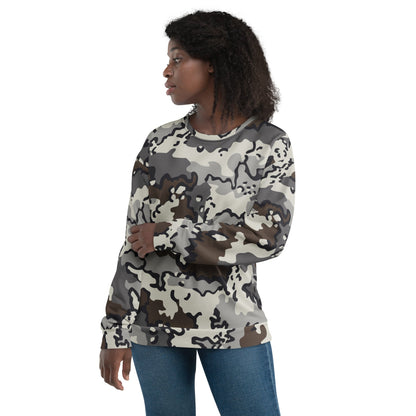 Alaska Chocolate Chip Tundra CAMO Unisex Sweatshirt - Sweatshirts