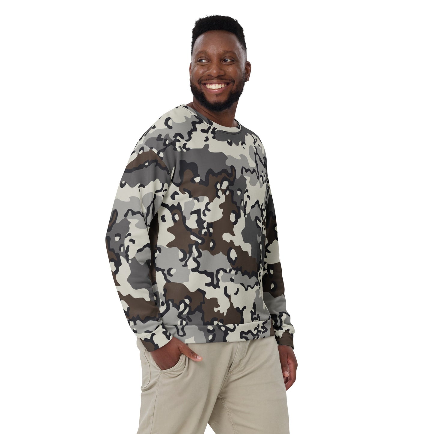 Alaska Chocolate Chip Tundra CAMO Unisex Sweatshirt - Sweatshirts
