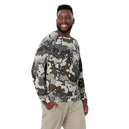 Alaska Chocolate Chip Tundra CAMO Unisex Sweatshirt - Sweatshirts