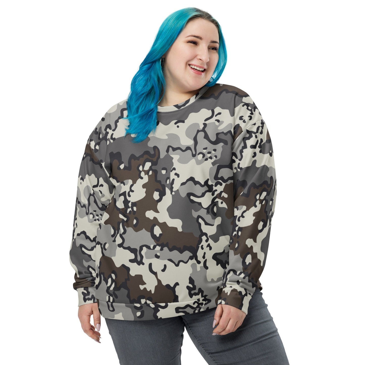 Alaska Chocolate Chip Tundra CAMO Unisex Sweatshirt - Sweatshirts