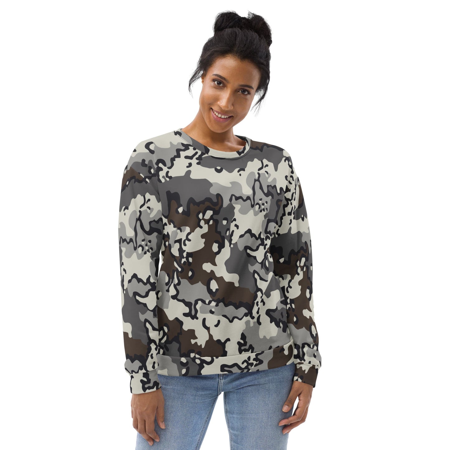 Alaska Chocolate Chip Tundra CAMO Unisex Sweatshirt - Sweatshirts