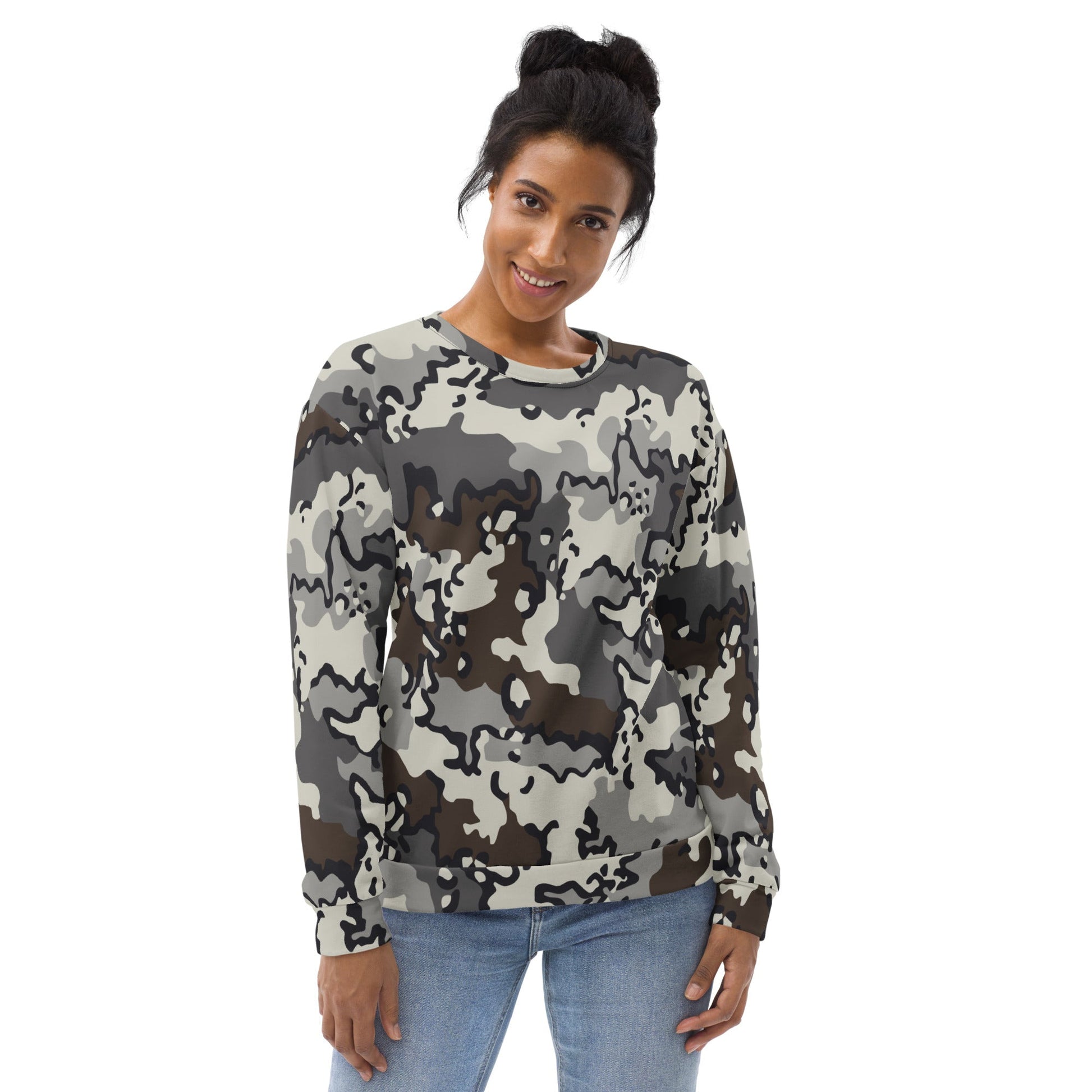 Alaska Chocolate Chip Tundra CAMO Unisex Sweatshirt - Sweatshirts
