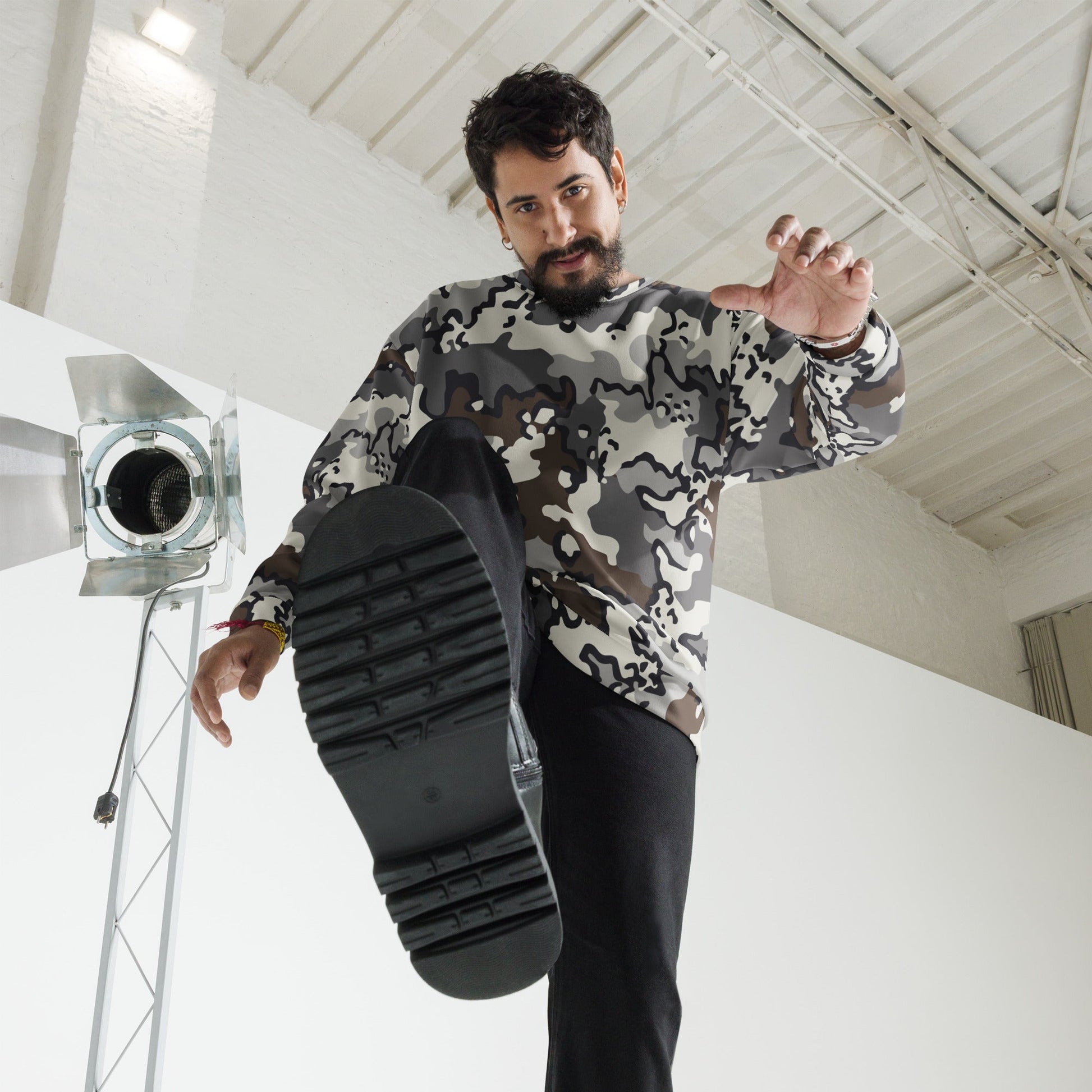 Alaska Chocolate Chip Tundra CAMO Unisex Sweatshirt - Sweatshirts