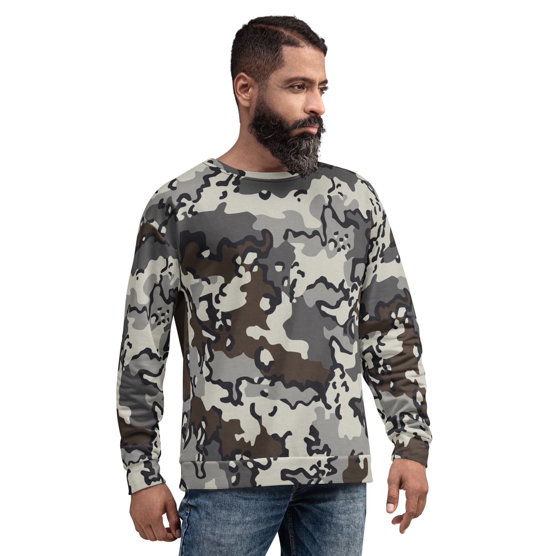 Alaska Chocolate Chip Tundra CAMO Unisex Sweatshirt - Sweatshirts