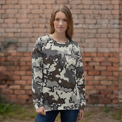 Alaska Chocolate Chip Tundra CAMO Unisex Sweatshirt - Sweatshirts