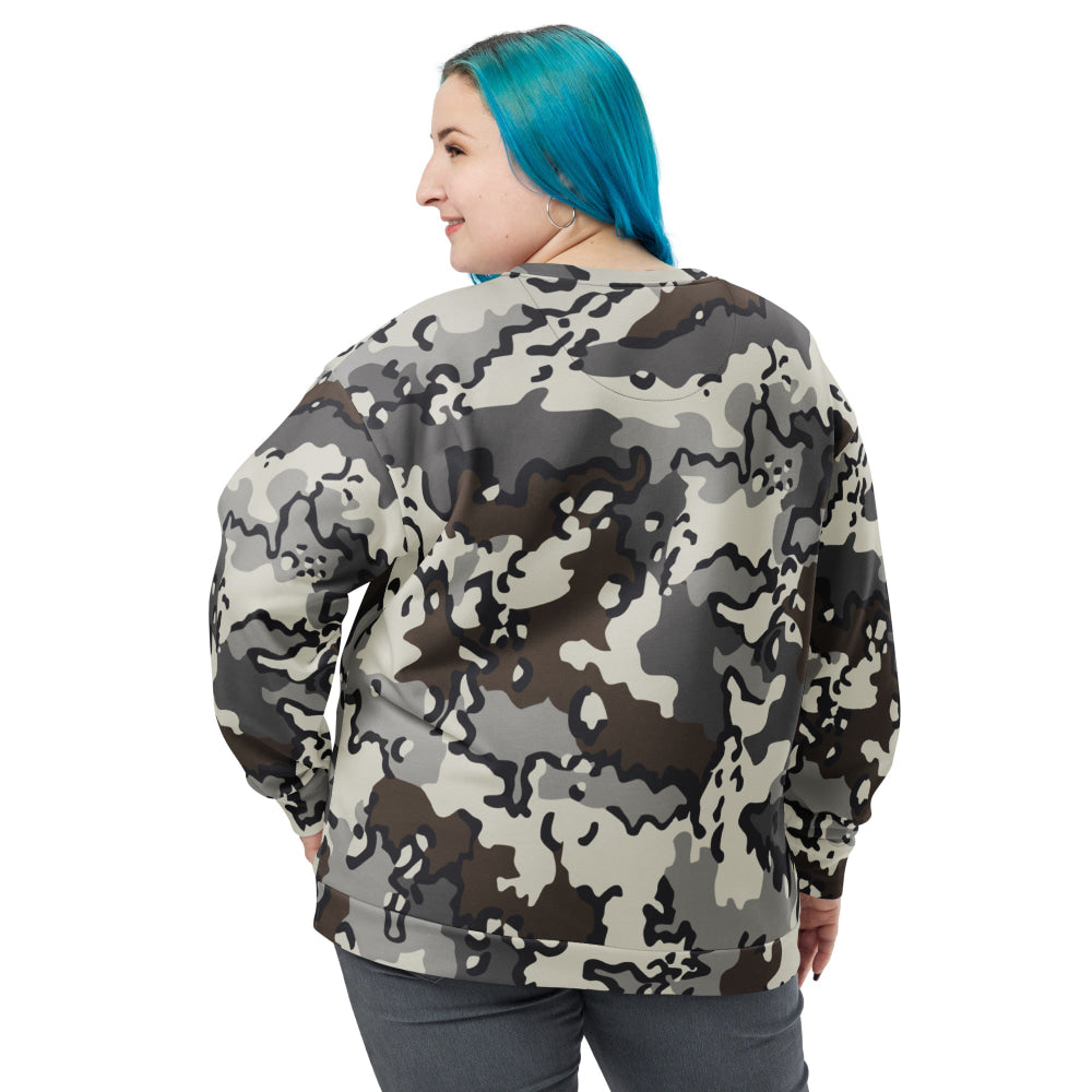 Alaska Chocolate Chip Tundra CAMO Unisex Sweatshirt