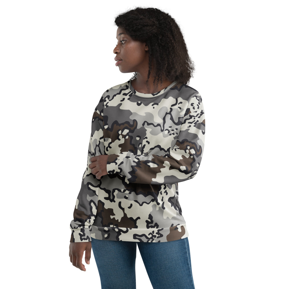 Alaska Chocolate Chip Tundra CAMO Unisex Sweatshirt