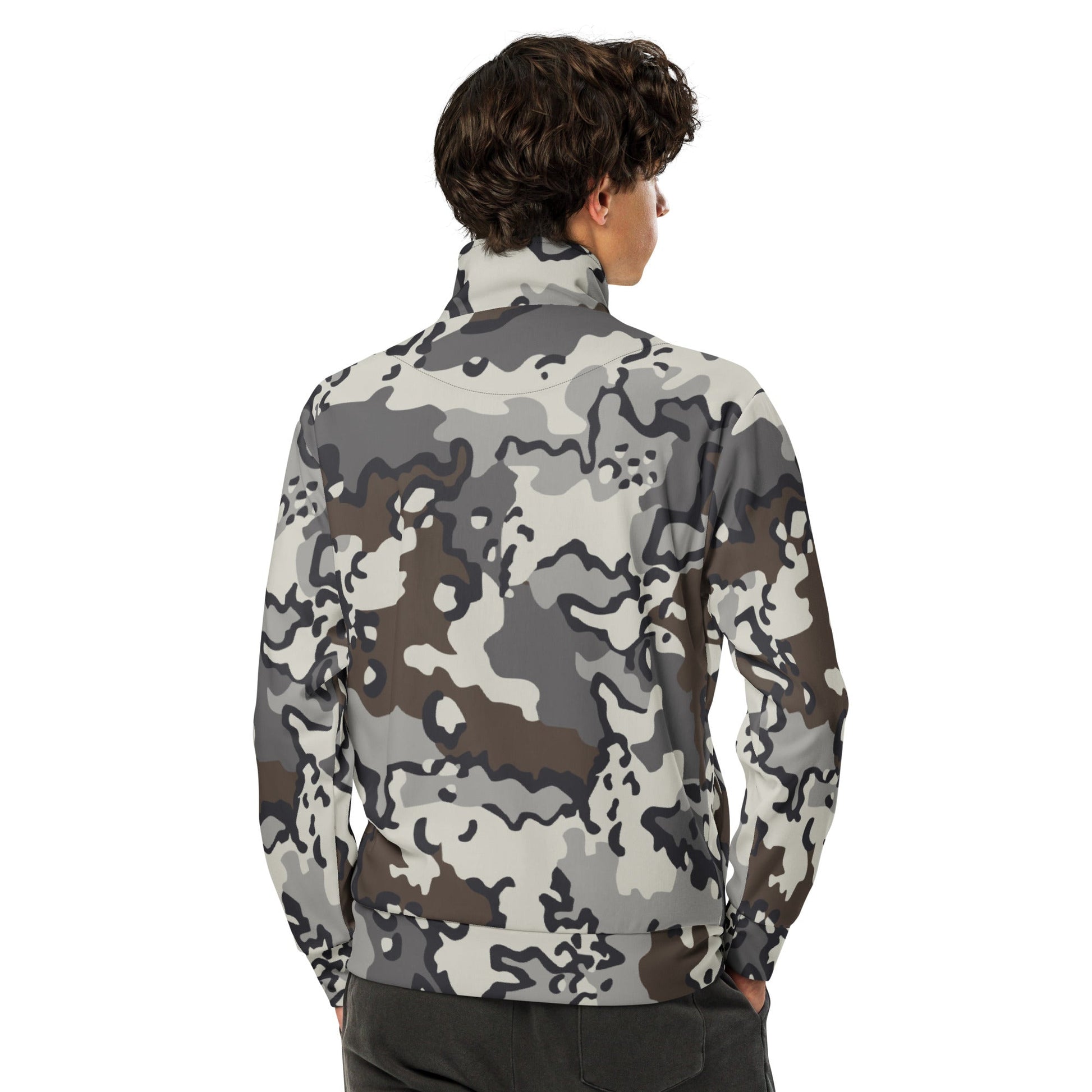 Alaska Chocolate Chip Tundra CAMO Unisex track jacket - Track Jackets