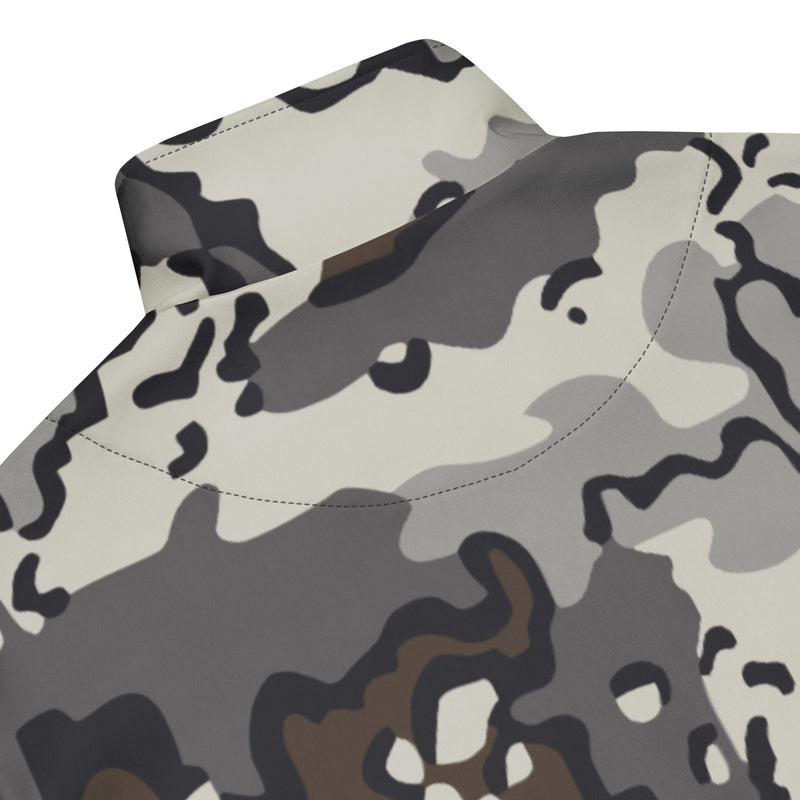 Alaska Chocolate Chip Tundra CAMO Unisex Track Jacket