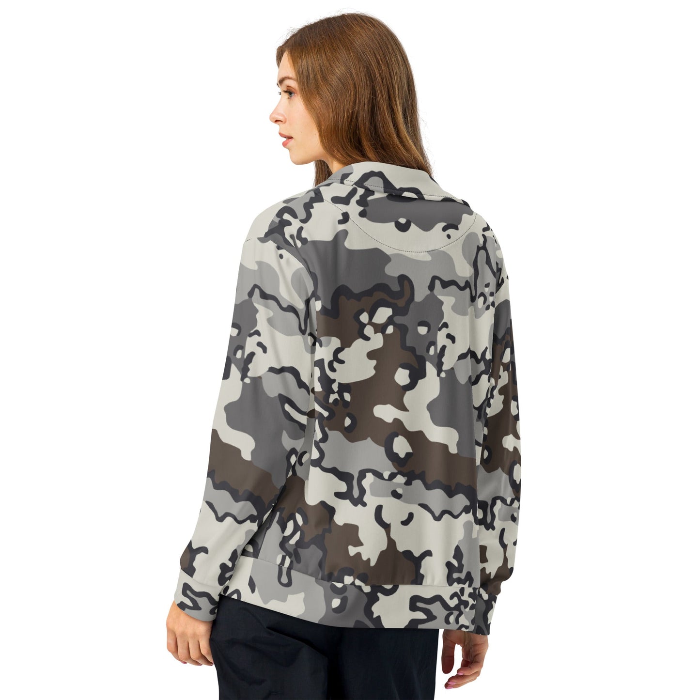 Alaska Chocolate Chip Tundra CAMO Unisex track jacket - Track Jackets