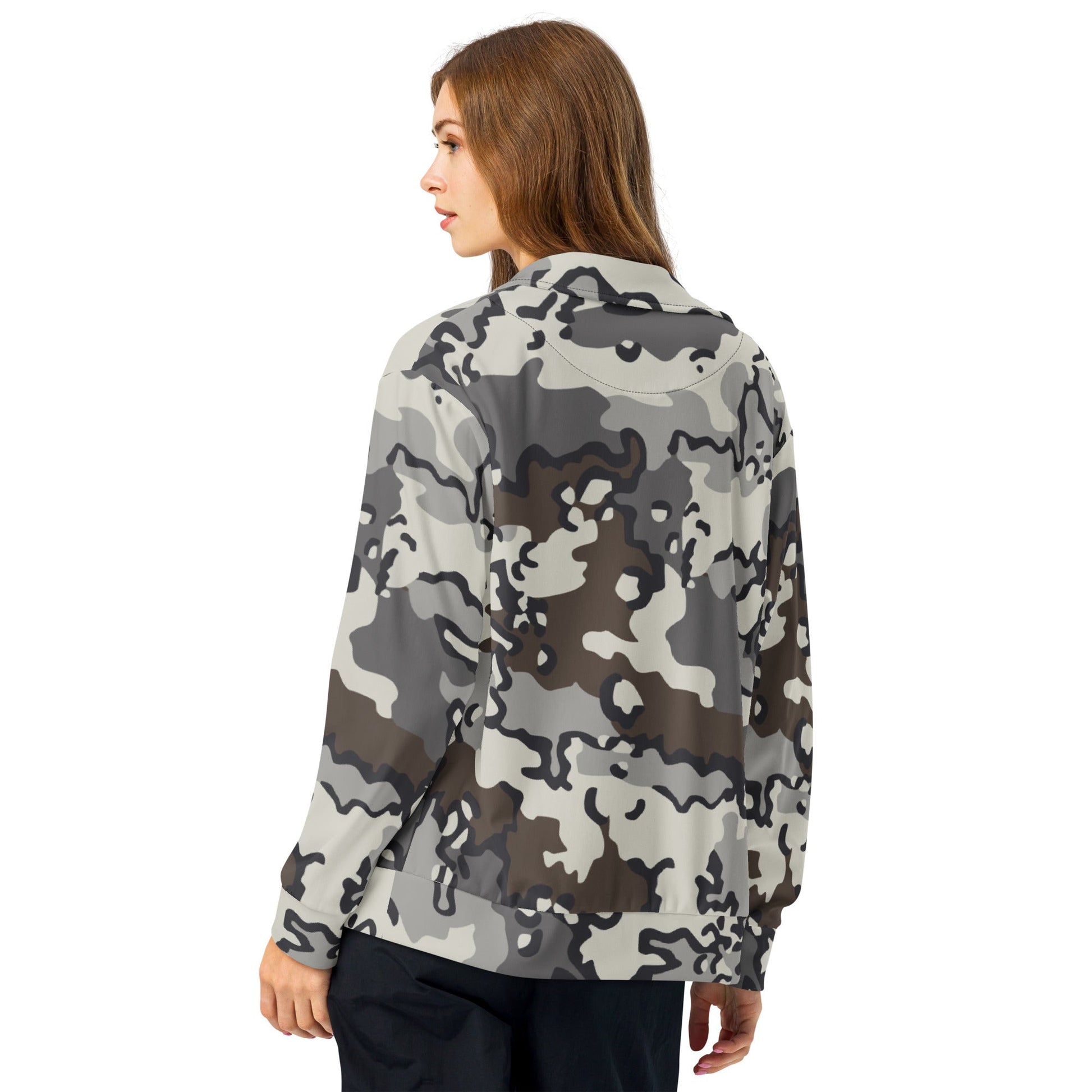 Alaska Chocolate Chip Tundra CAMO Unisex track jacket - Track Jackets