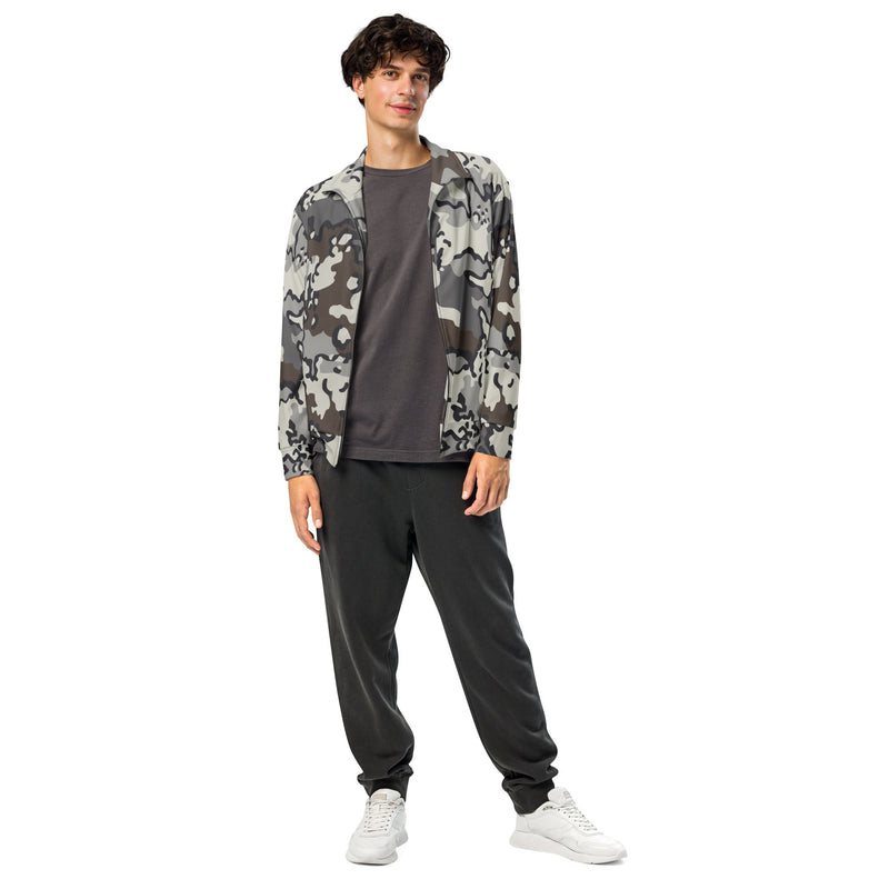 Alaska Chocolate Chip Tundra CAMO Unisex Track Jacket