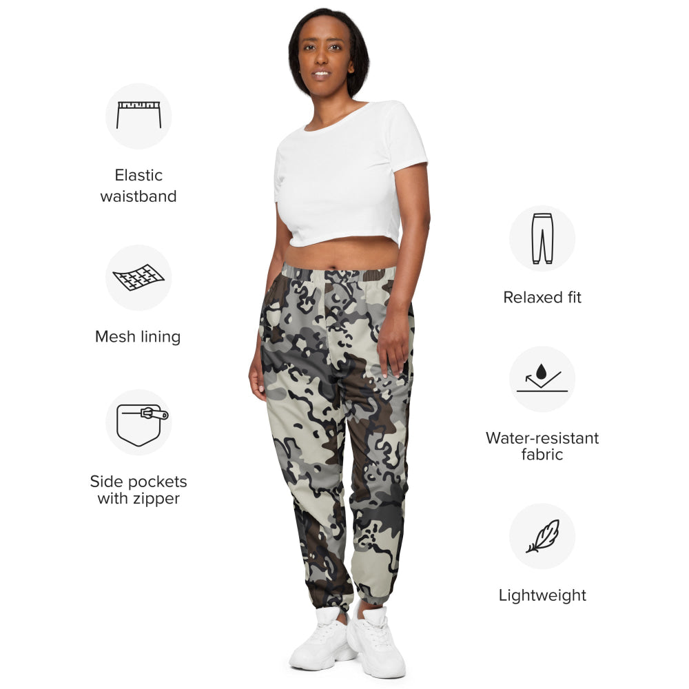 Alaska Chocolate Chip Tundra CAMO Unisex track pants - Track Pants