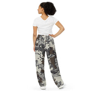 Alaska Chocolate Chip Tundra CAMO Unisex Wide-Leg Leisure Pants - Pant