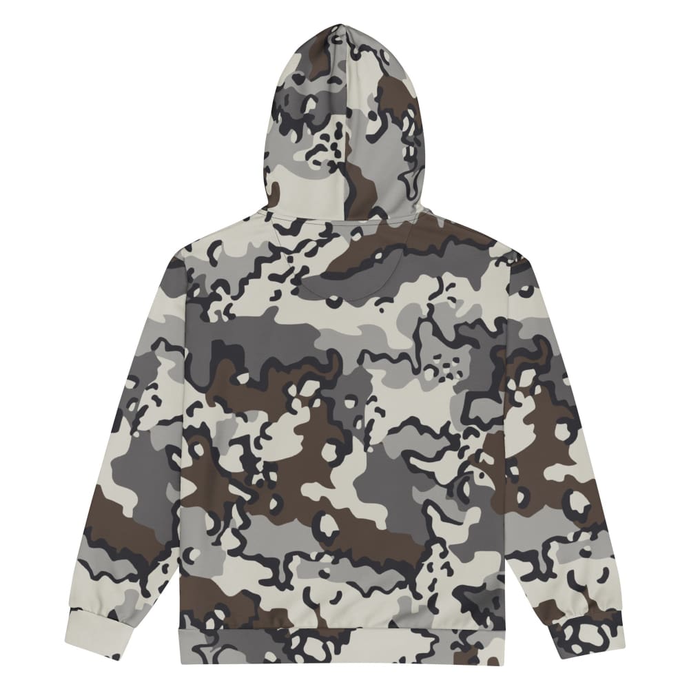 Alaska Chocolate Chip Tundra CAMO Unisex zip hoodie