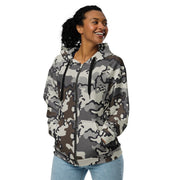 Alaska Chocolate Chip Tundra CAMO Unisex Zip Hoodie