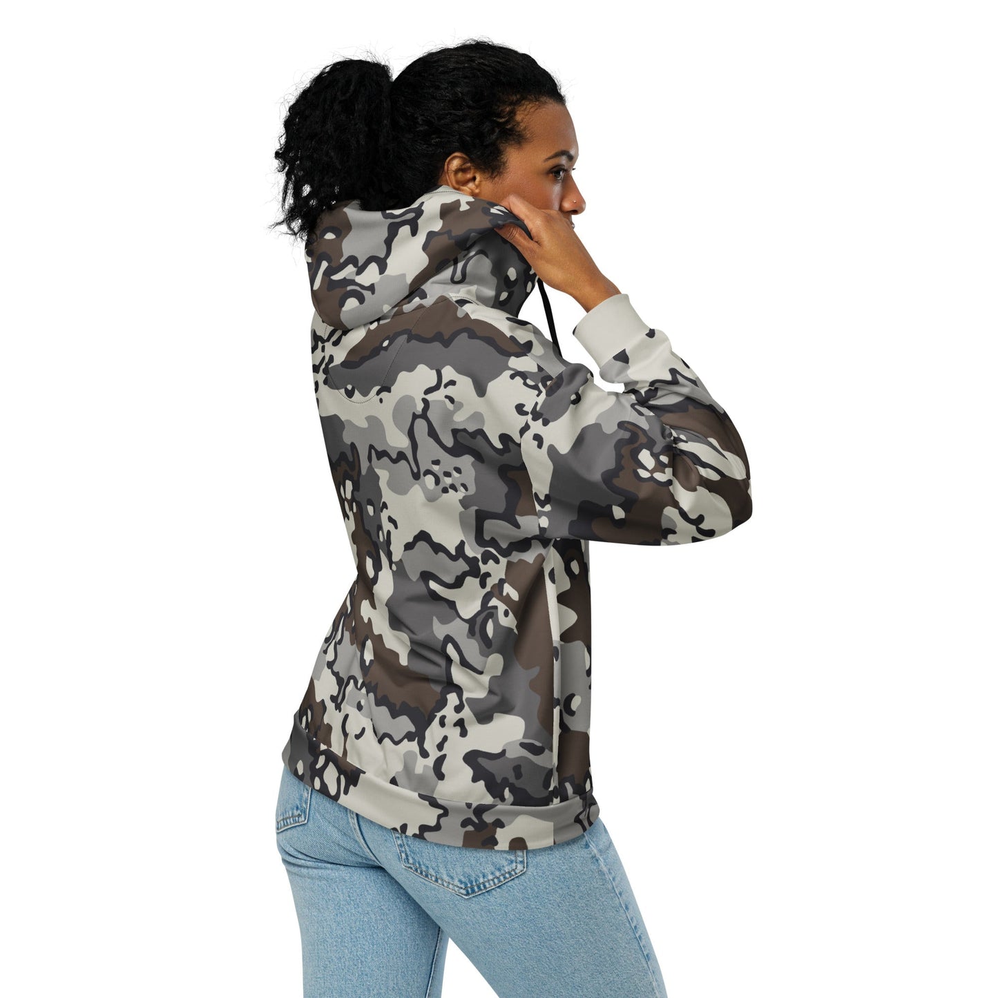 Alaska Chocolate Chip Tundra CAMO Unisex zip hoodie - Zip Hoodies