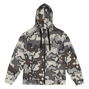 Alaska Chocolate Chip Tundra CAMO Unisex Zip Hoodie - 2XS