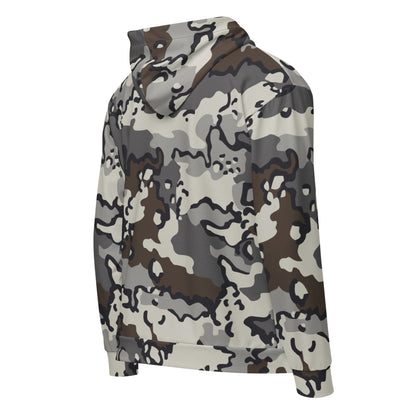 Alaska Chocolate Chip Tundra CAMO Unisex zip hoodie - Zip Hoodies