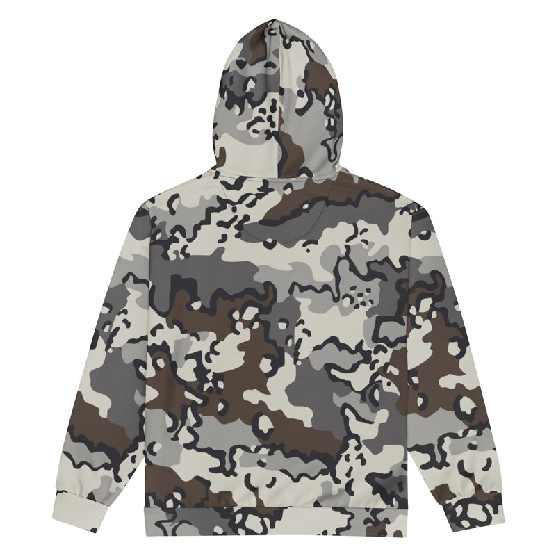 Alaska Chocolate Chip Tundra CAMO Unisex Zip Hoodie