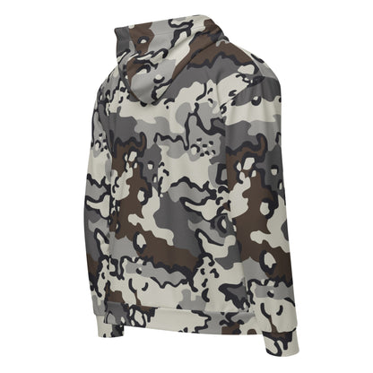 Alaska Chocolate Chip Tundra CAMO Unisex zip hoodie - Zip Hoodie