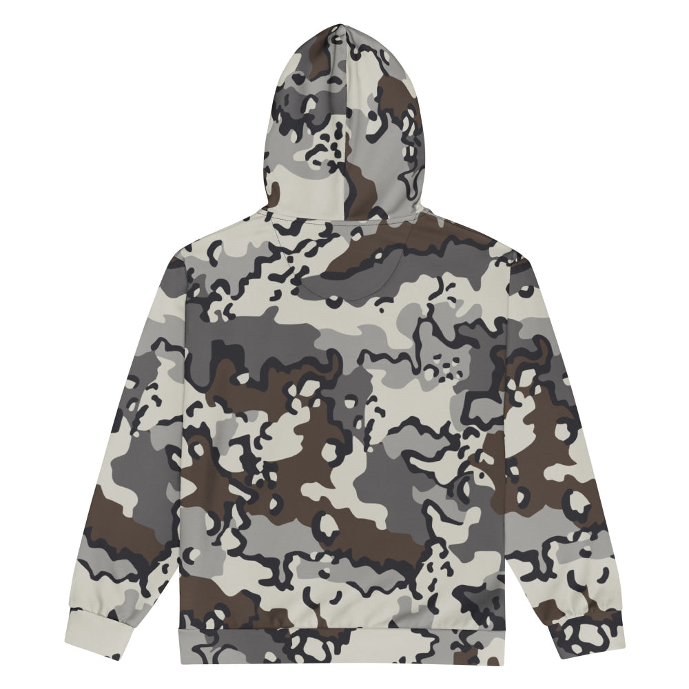 Alaska Chocolate Chip Tundra CAMO Unisex zip hoodie - Zip Hoodie