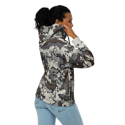 Alaska Chocolate Chip Tundra CAMO Unisex zip hoodie - Zip Hoodie