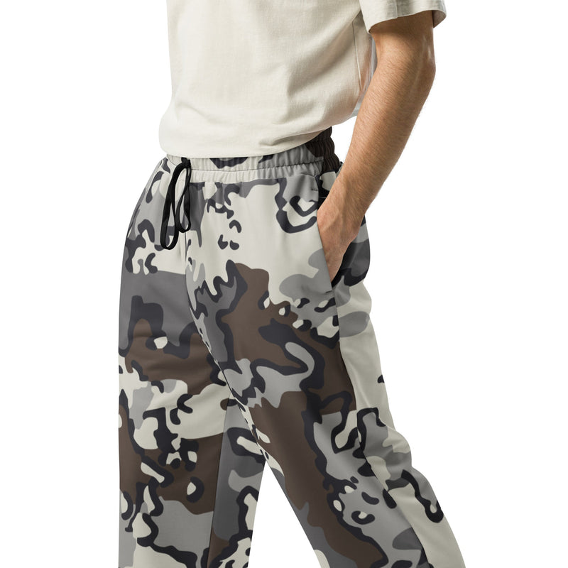 Alaska Chocolate Chip Tundra CAMO Unisex Wide-Leg Joggers