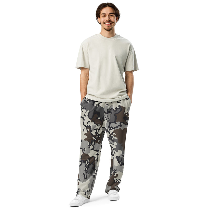 Alaska Chocolate Chip Tundra CAMO Unisex Wide-Leg Joggers