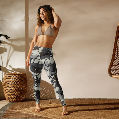 Alaska Chocolate Chip Tundra CAMO Yoga Leggings - Womens