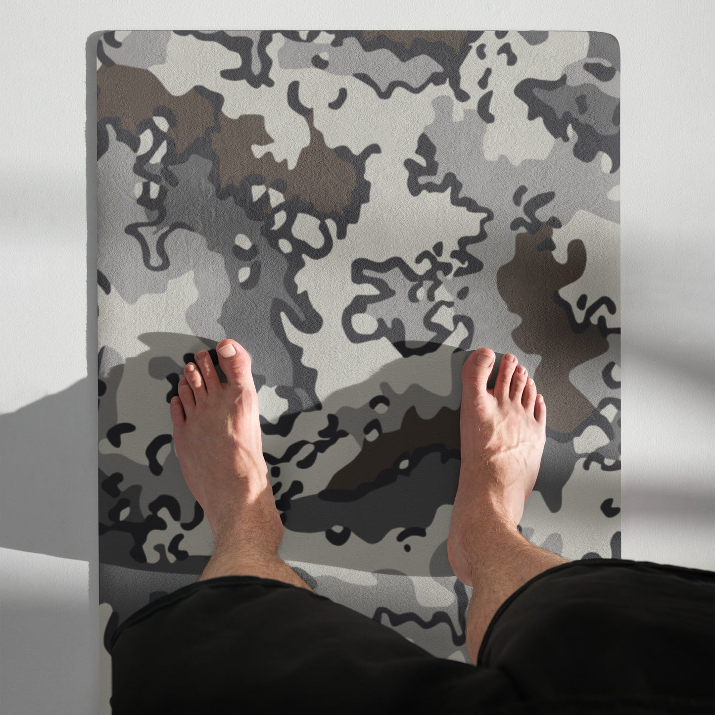 Alaska Chocolate Chip Tundra CAMO Yoga Mat
