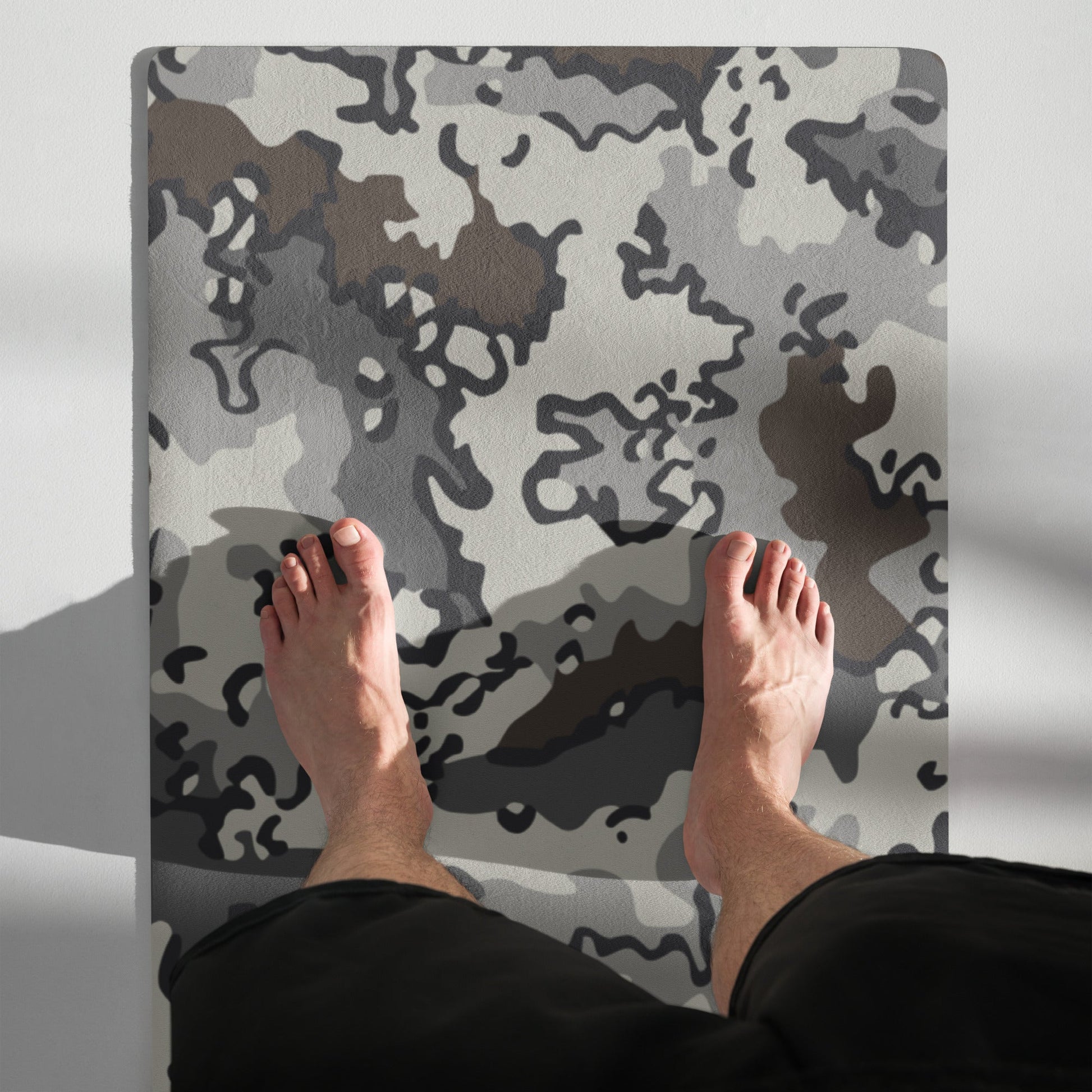 Alaska Chocolate Chip Tundra CAMO Yoga Mat