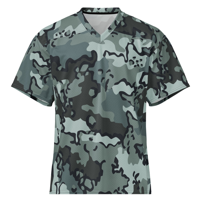 Alaska Chocolate Chip Urban CAMO Unisex American Football Jersey - 2XS