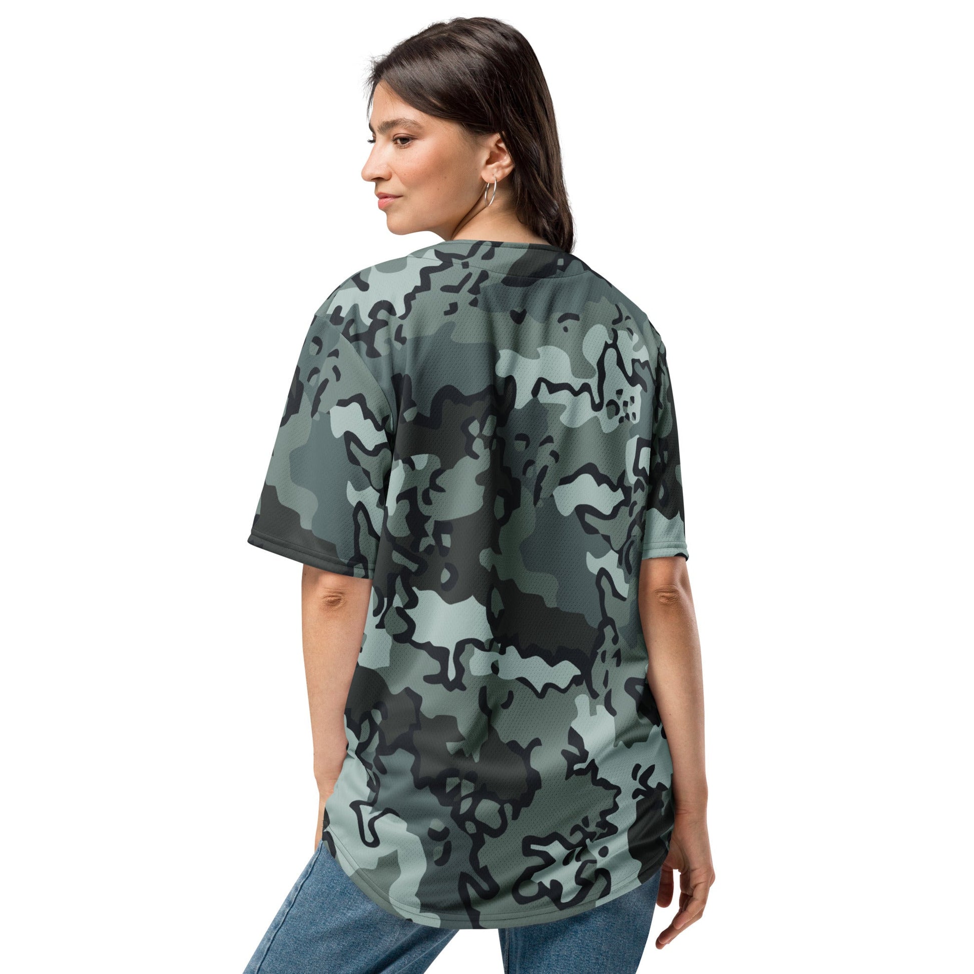 Alaska Chocolate Chip Urban CAMO baseball jersey - Baseball Jerseys