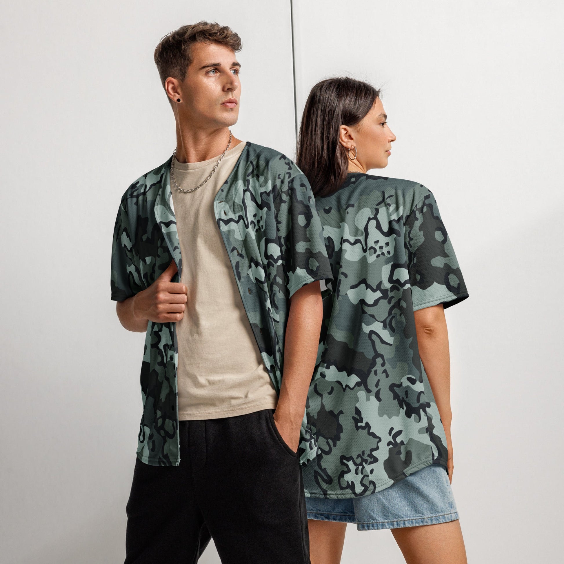 Alaska Chocolate Chip Urban CAMO baseball jersey - 2XS - Baseball Jerseys