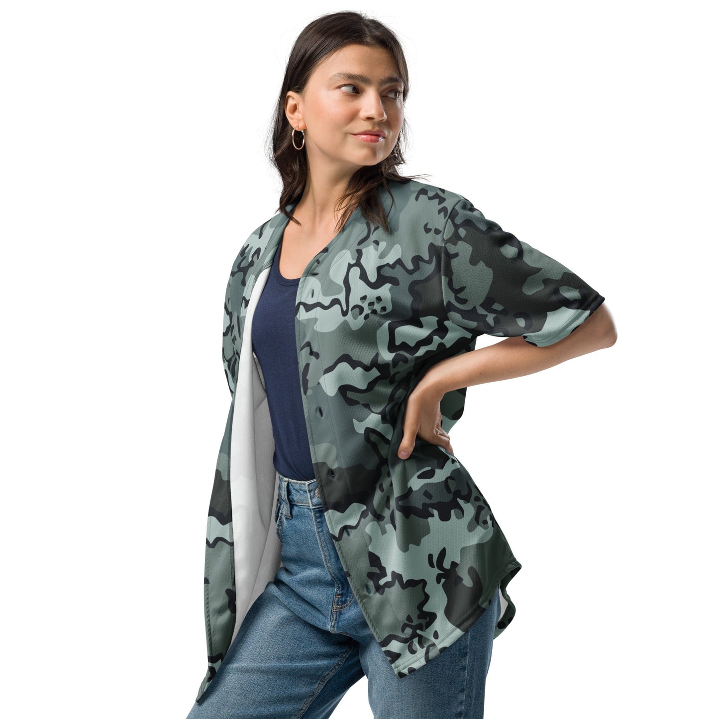 Alaska Chocolate Chip Urban CAMO baseball jersey - Baseball Jerseys