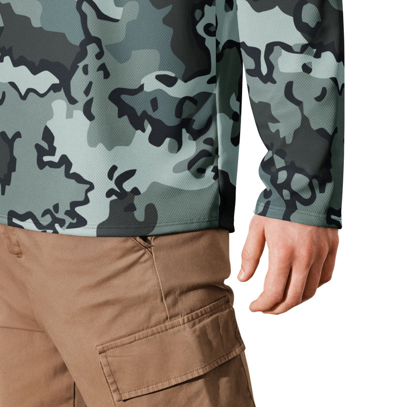 Alaska Chocolate Chip Urban CAMO Unisex Hockey Fan Jersey