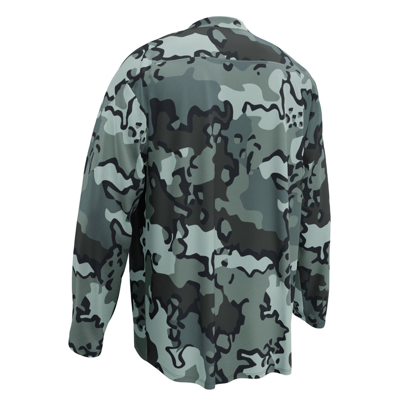 Alaska Chocolate Chip Urban CAMO Unisex Hockey Fan Jersey